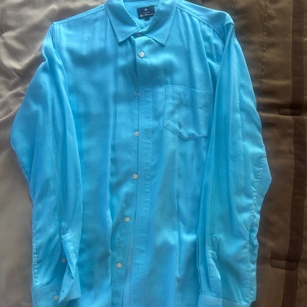 Ben Sherman Light Blue Dress Shirt XL